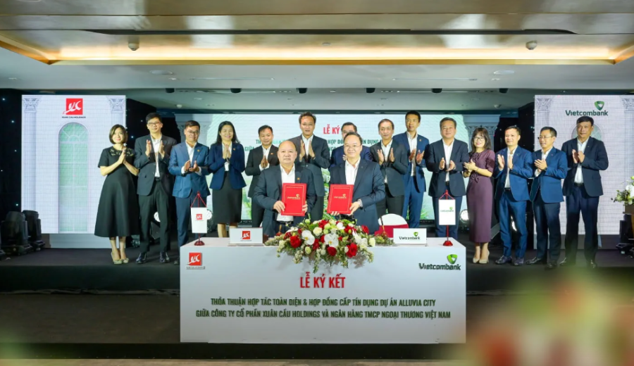 Xuân Cầu Holdings nhận được sự đồng hành và bảo chứng từ ngân hàng tài chính uy tín là Vietcombank