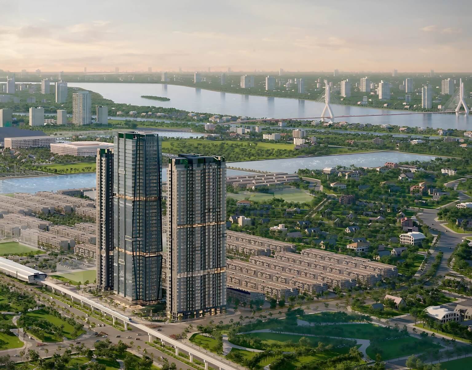 Khu chung cư Alluvia City đang trở thành tâm điểm nhờ mô hình sinh thái khoáng nóng